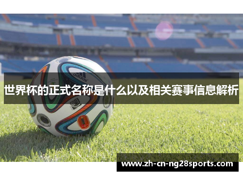 世界杯的正式名称是什么以及相关赛事信息解析